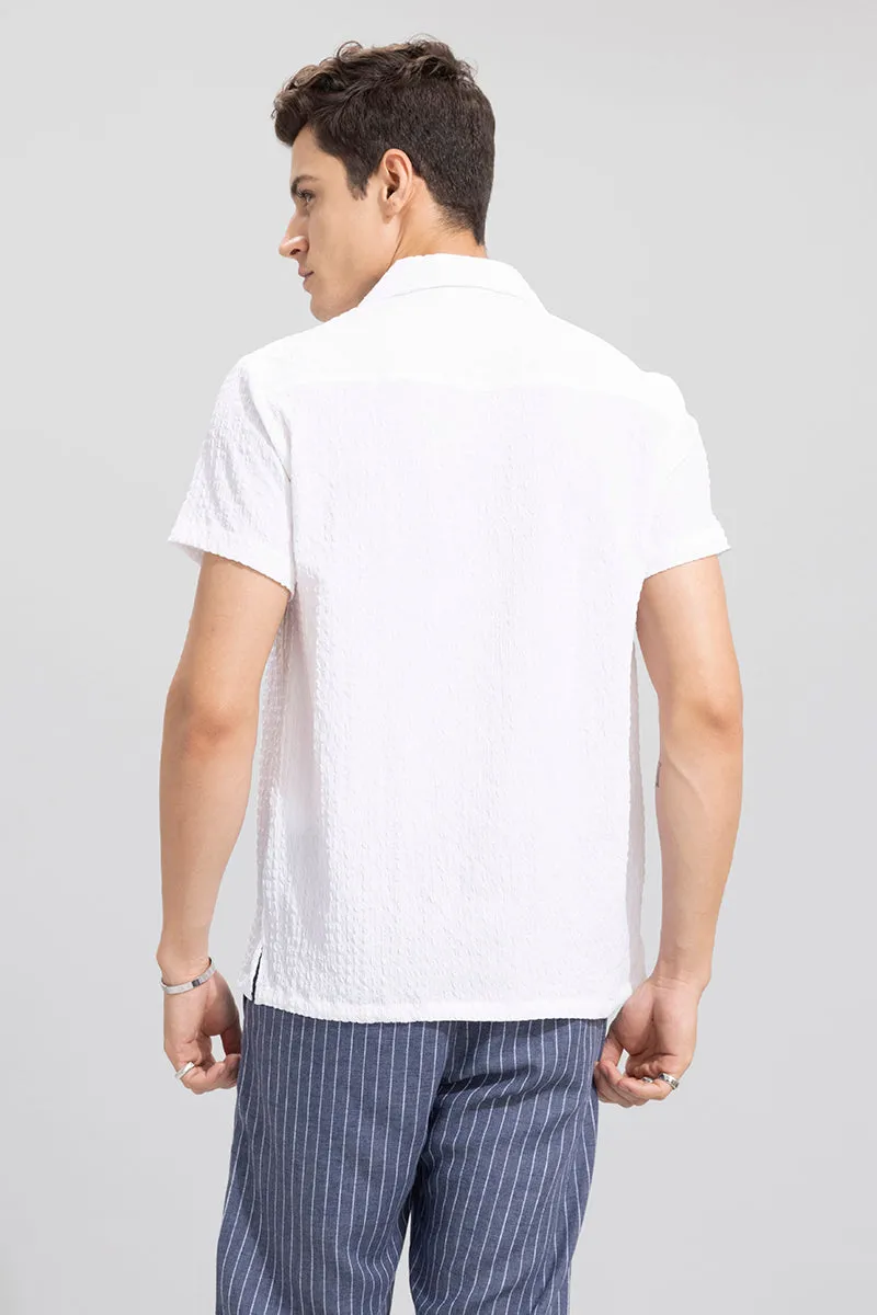 Absolute Seer Sucker White Shirt