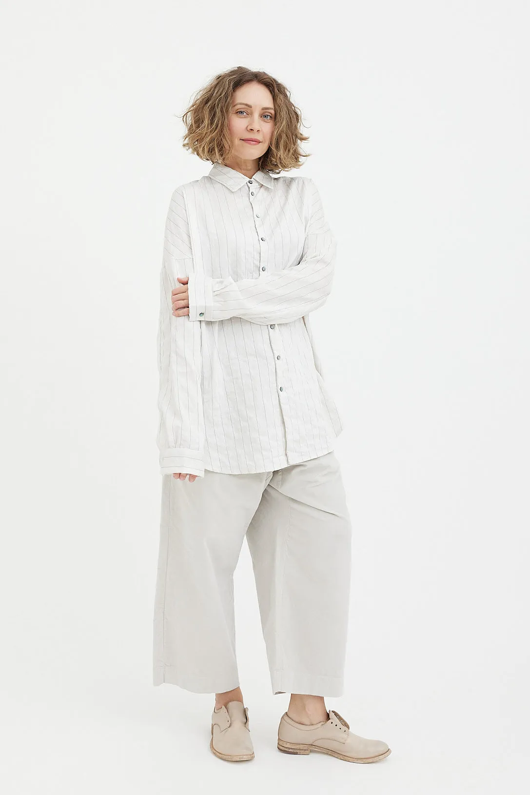 Album Di Famiglia - Unisex Collar Shirt Stripes