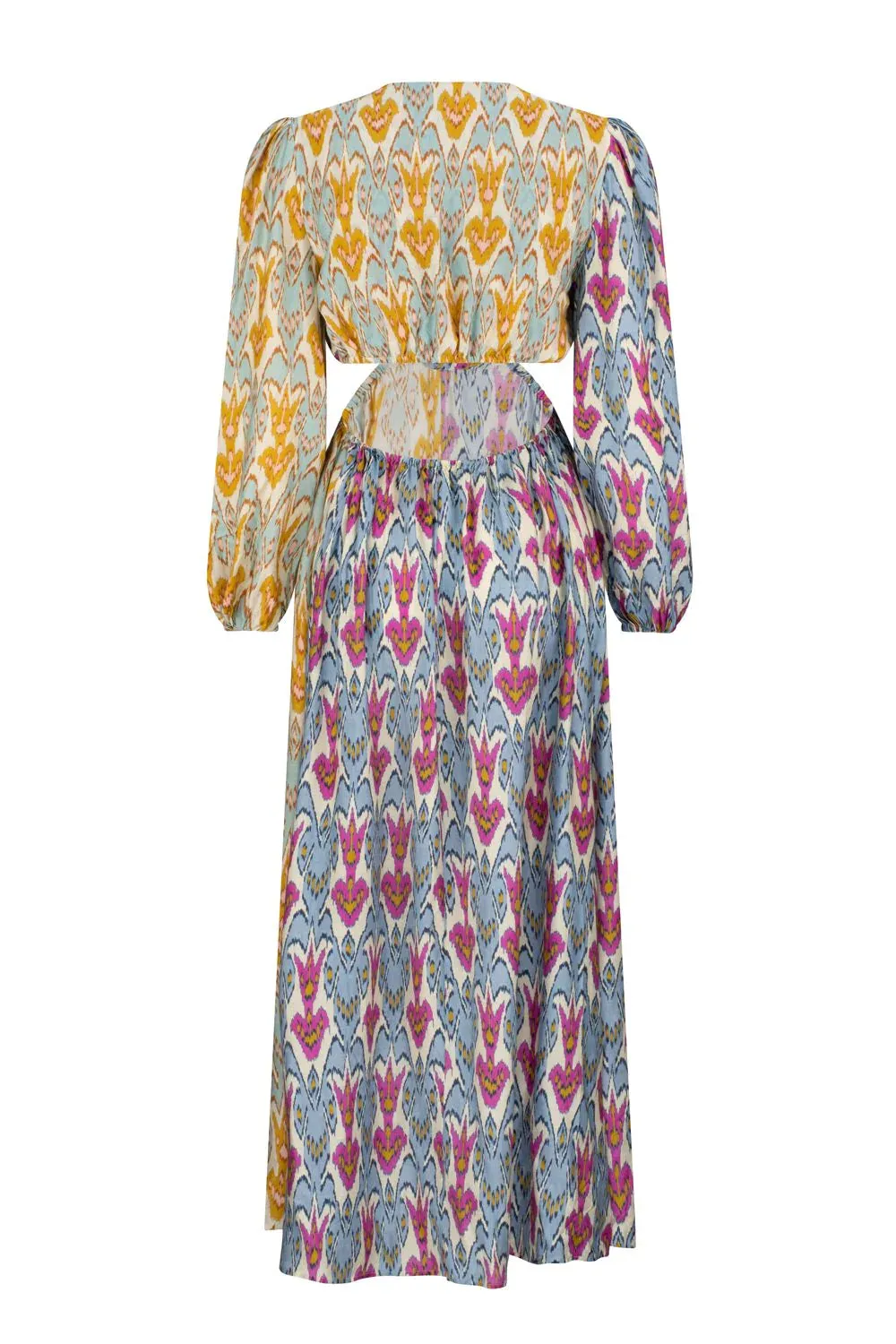 Alita Greta Maxi Dress - Aquarius Patchwork