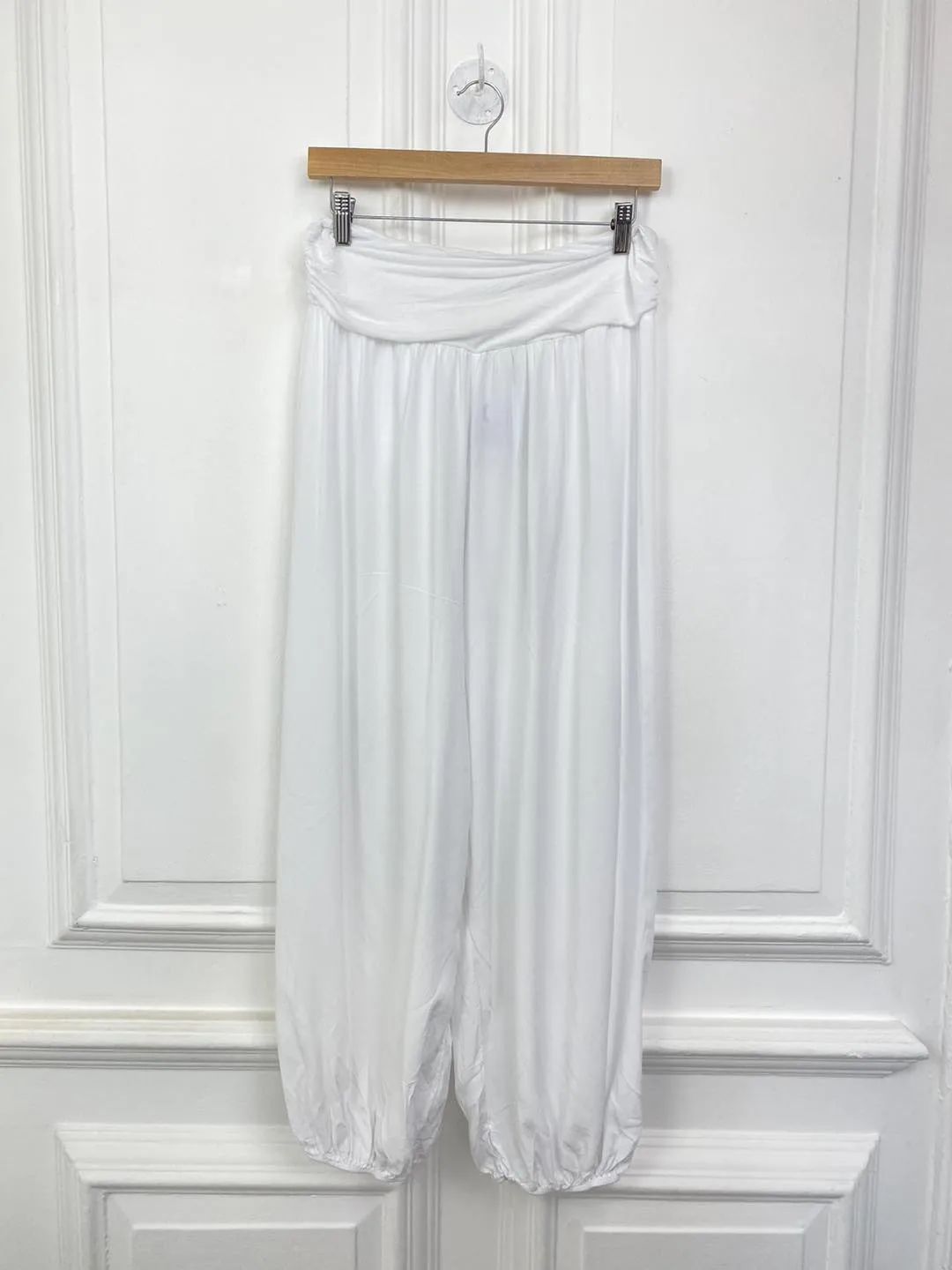 Balloon Trousers - White