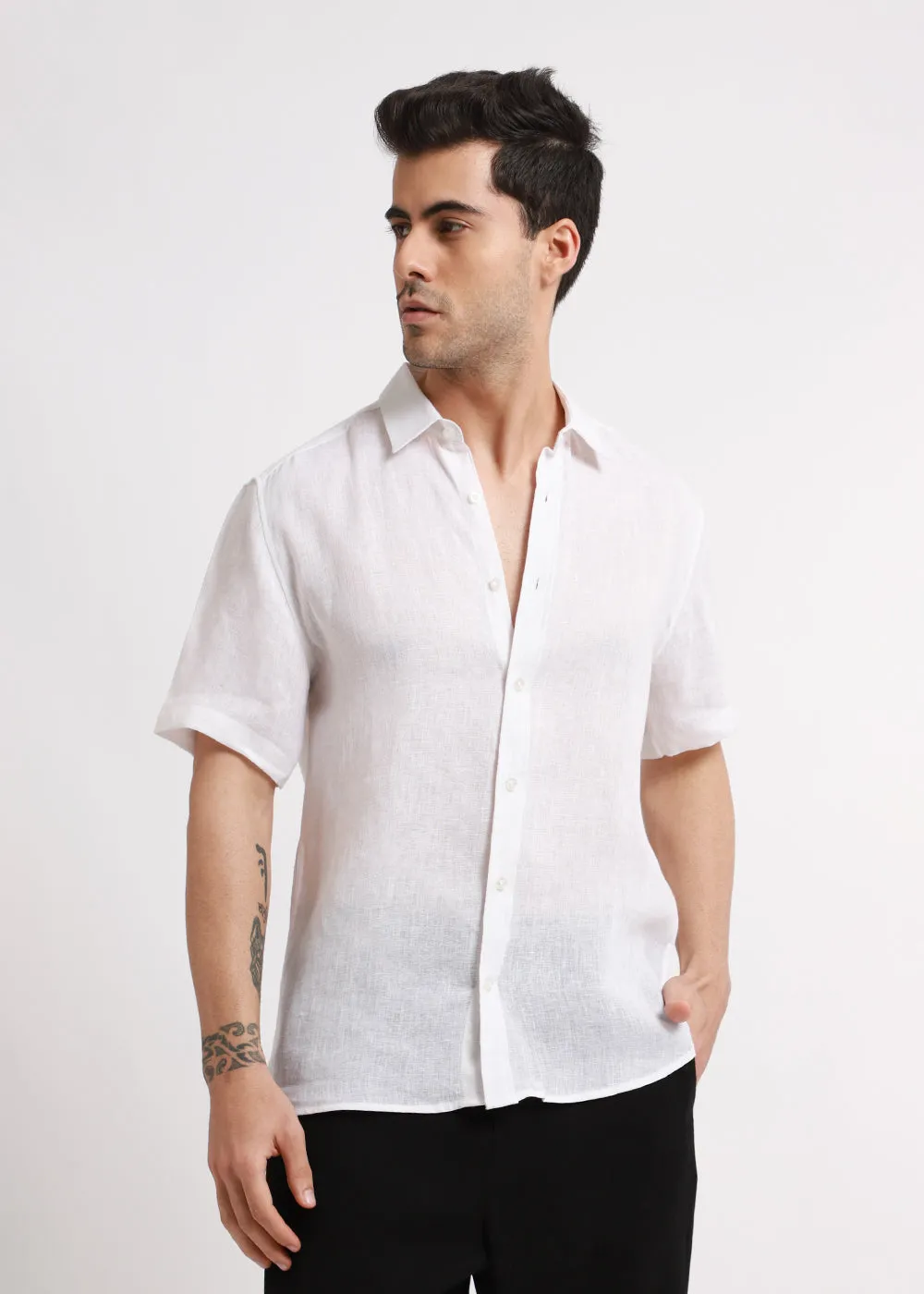 Batiste White Linen shirt