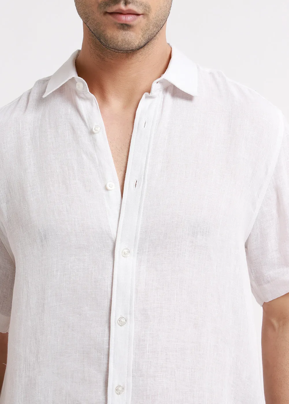 Batiste White Linen shirt