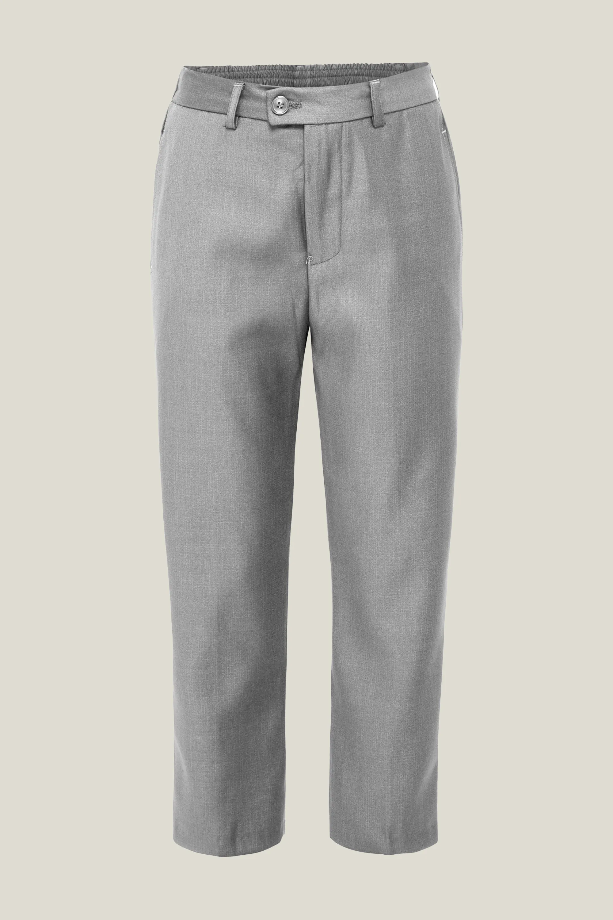 Boys Bone Grey Trousers