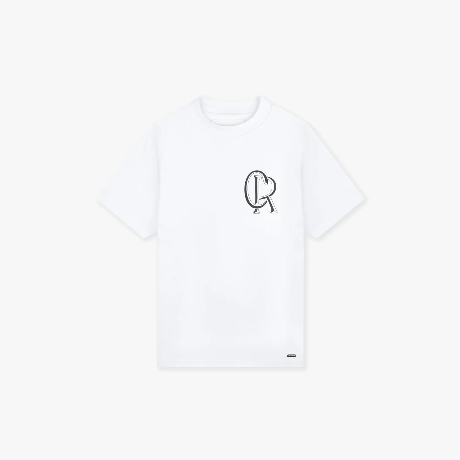 CROYEZ INITIAL T-SHIRT - WHITE