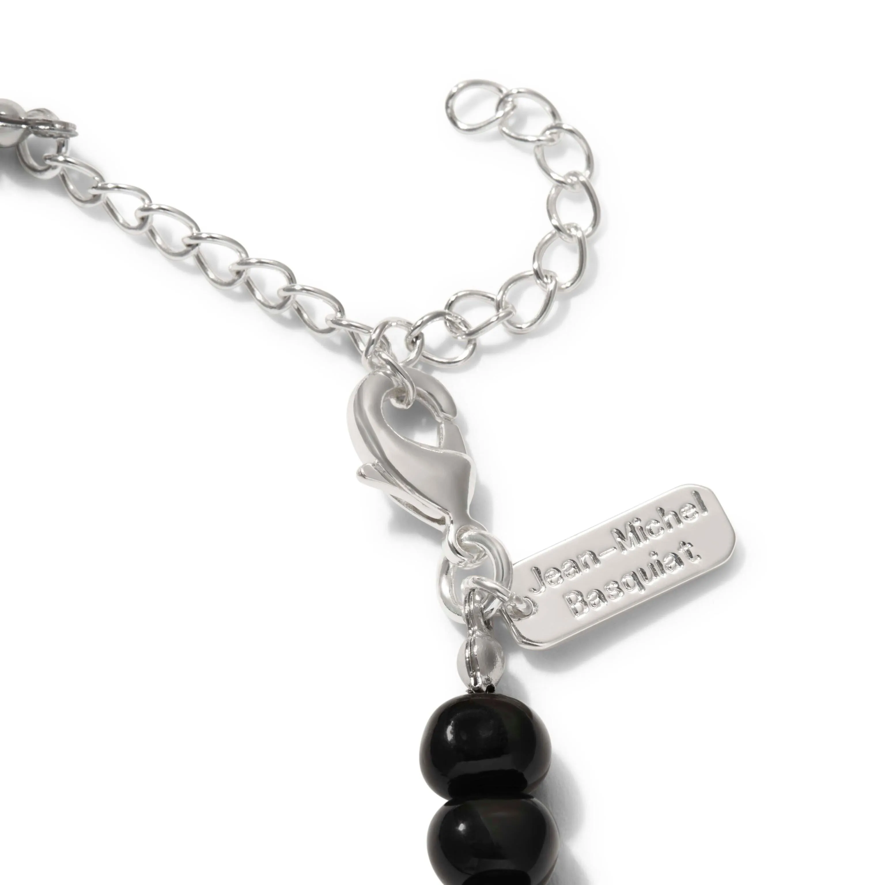 Crystal Haze x Basquiat Bead Necklace - Black