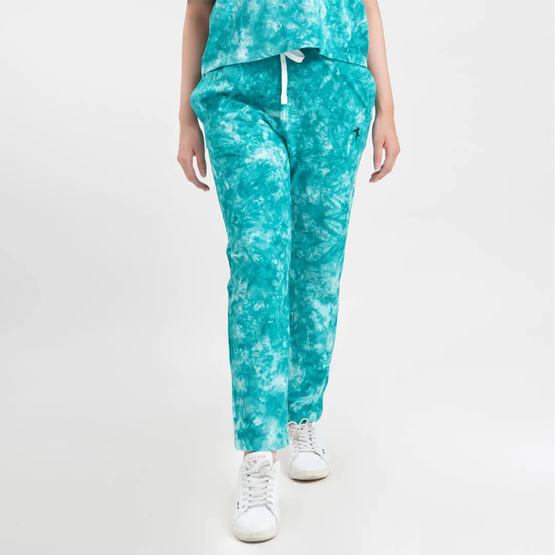 Emerald Tie Dye Trouser