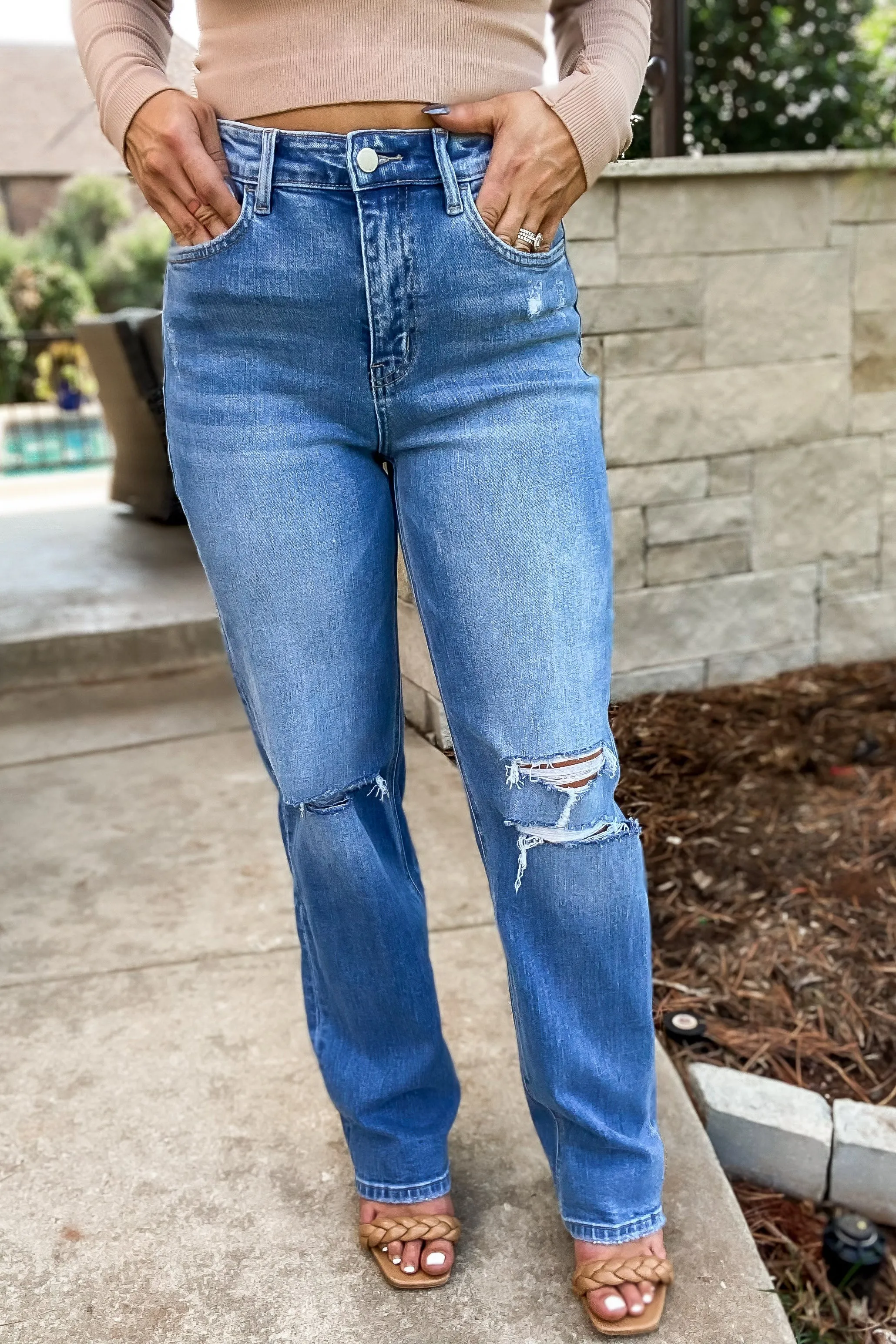 Flying Monkey 90's Dad Jeans Medium Denim Jeans