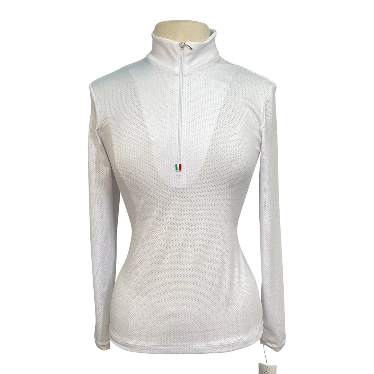 For Horses 'Gioconda' Technical Shirt in White - Women's Small