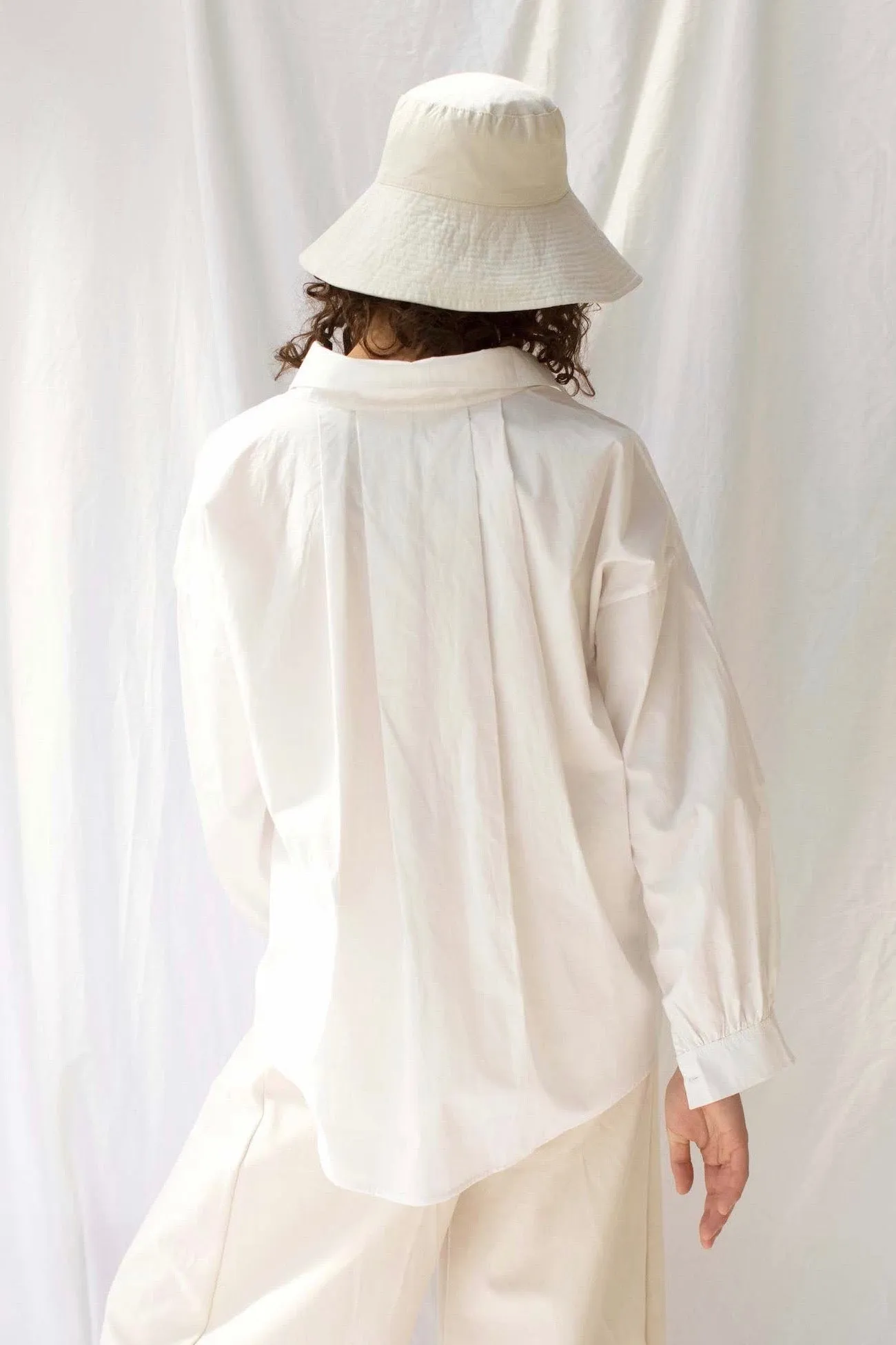 Found Organic Cotton Poplin White Oversized Shirt