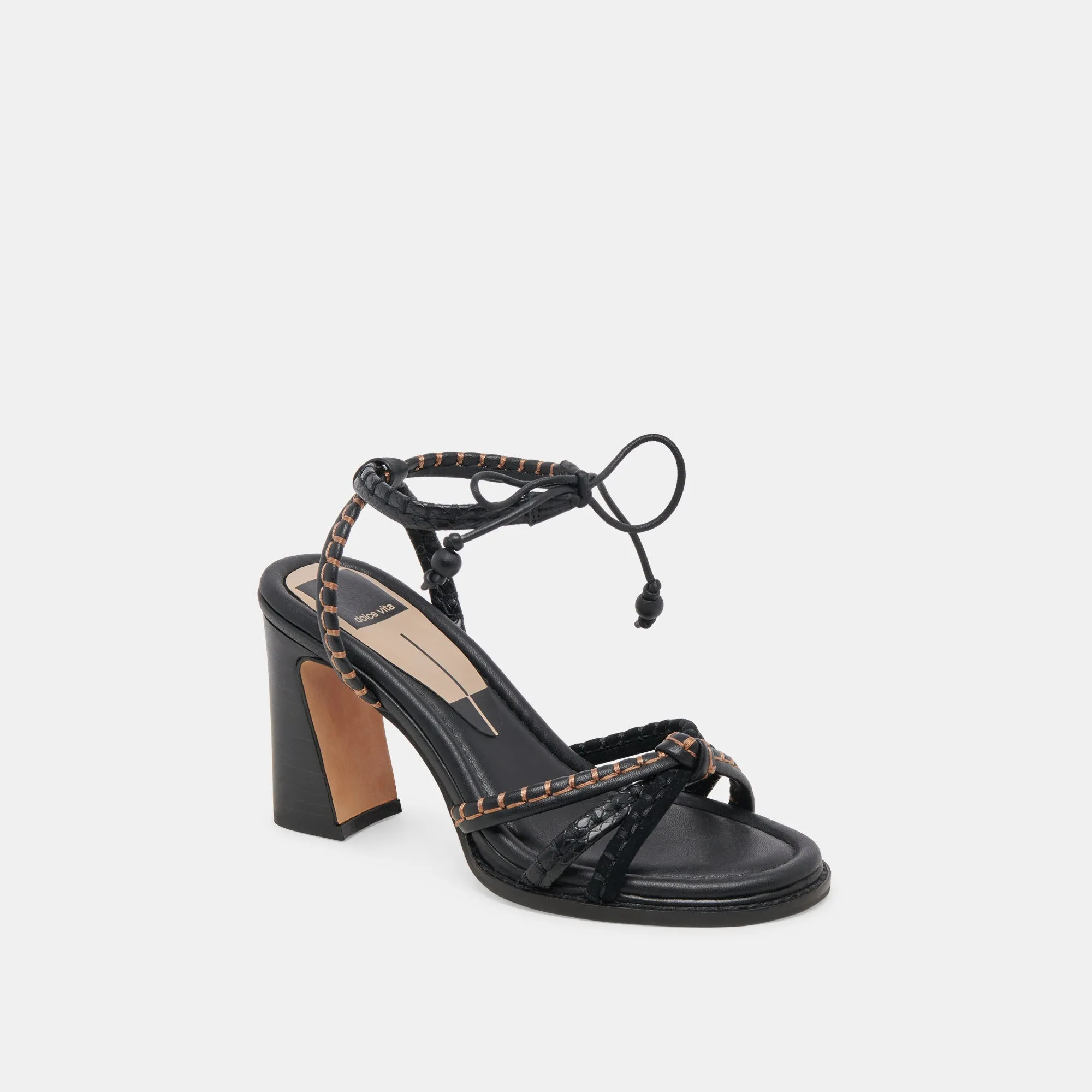 GAZELE HEELS BLACK MULTI LEATHER