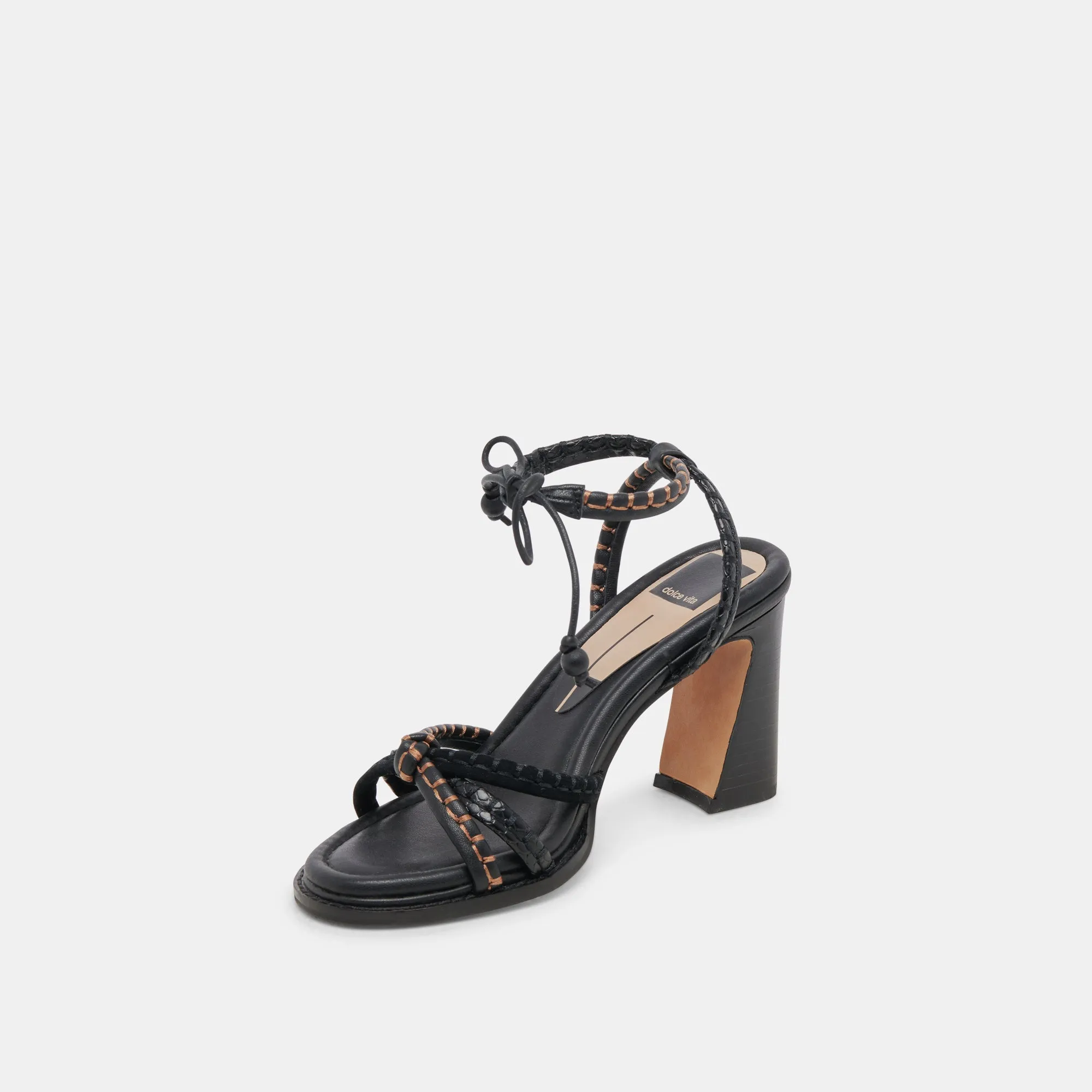 GAZELE HEELS BLACK MULTI LEATHER