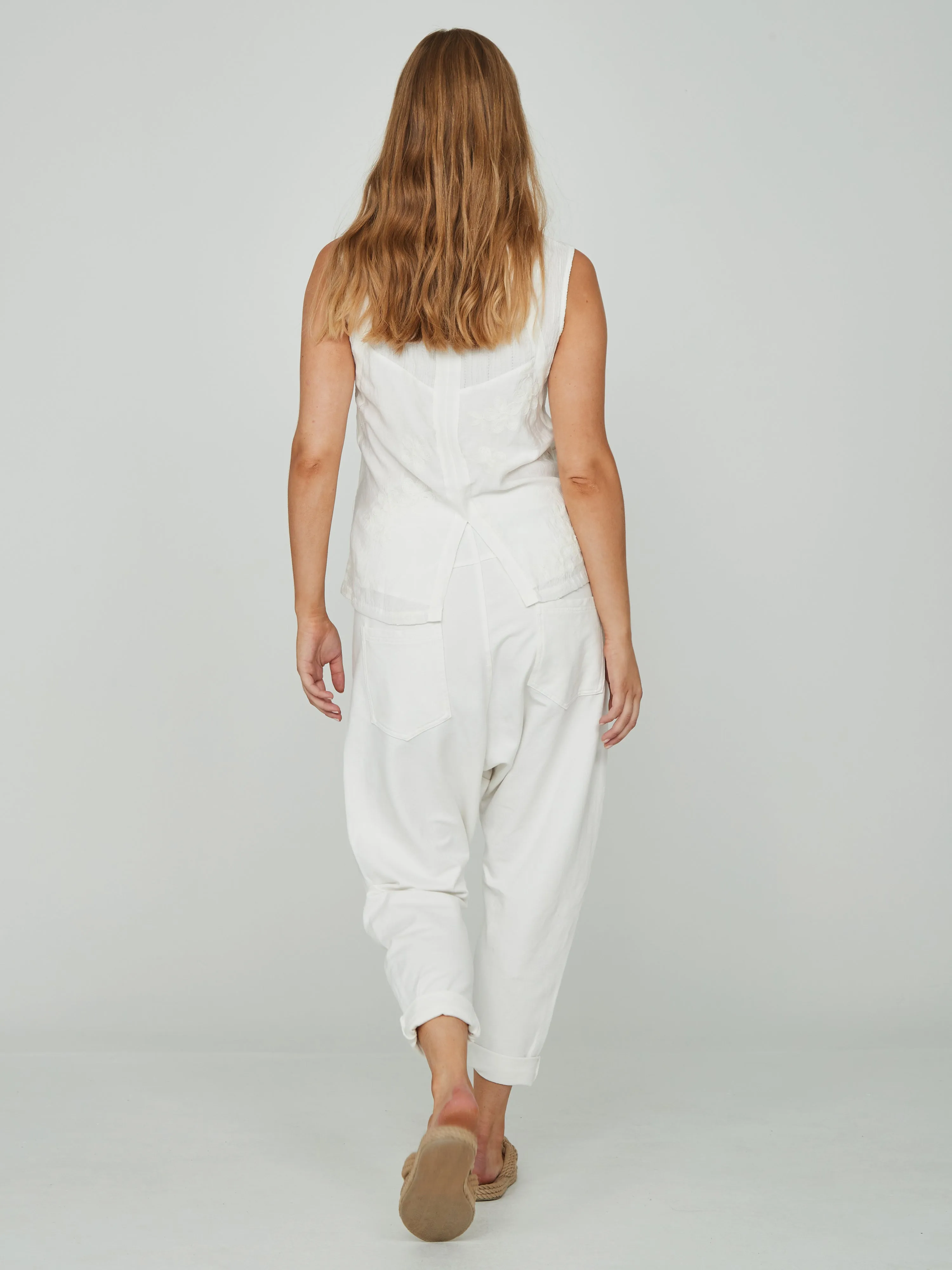 GITHA baggy trousers - White