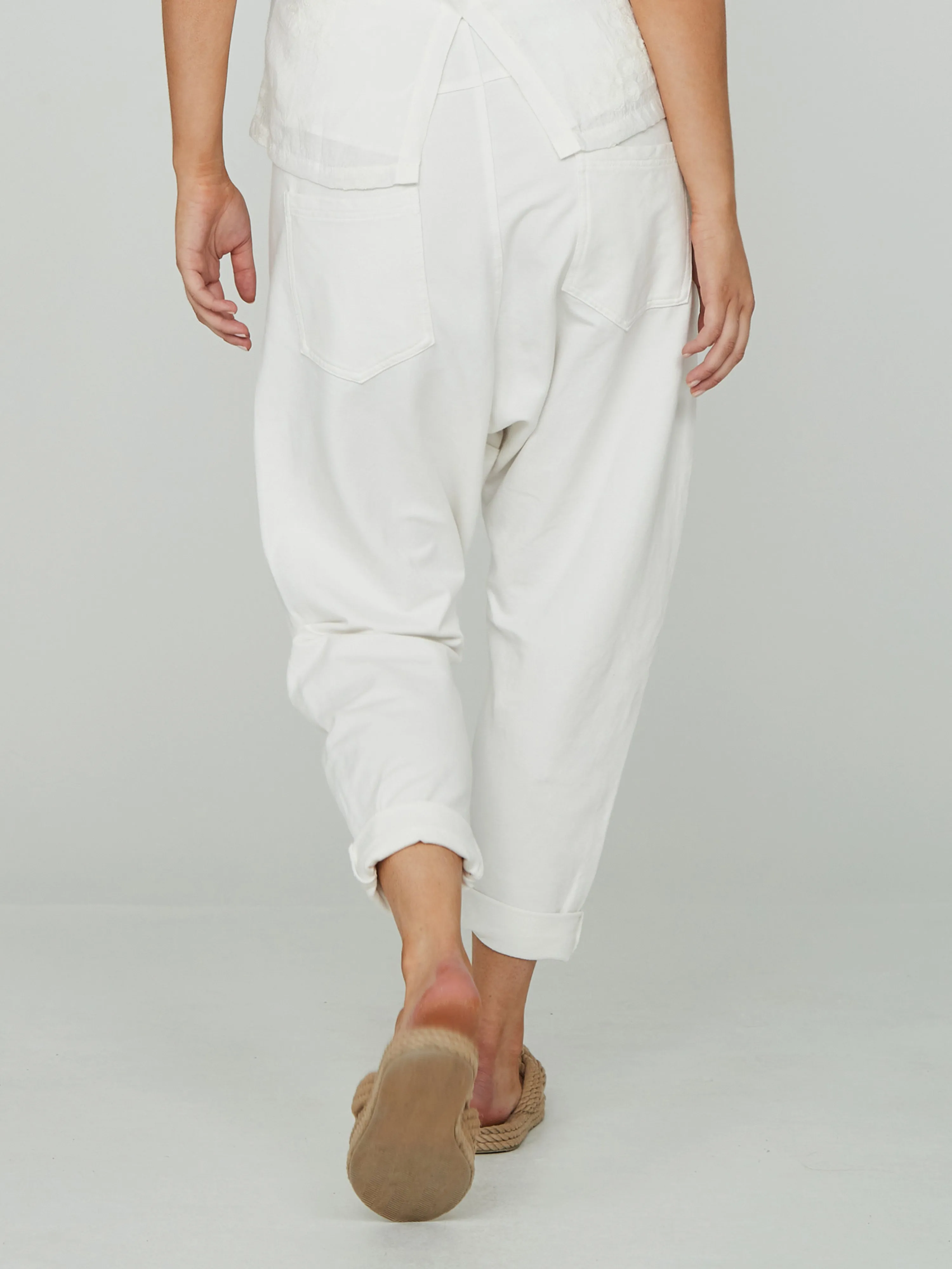 GITHA baggy trousers - White