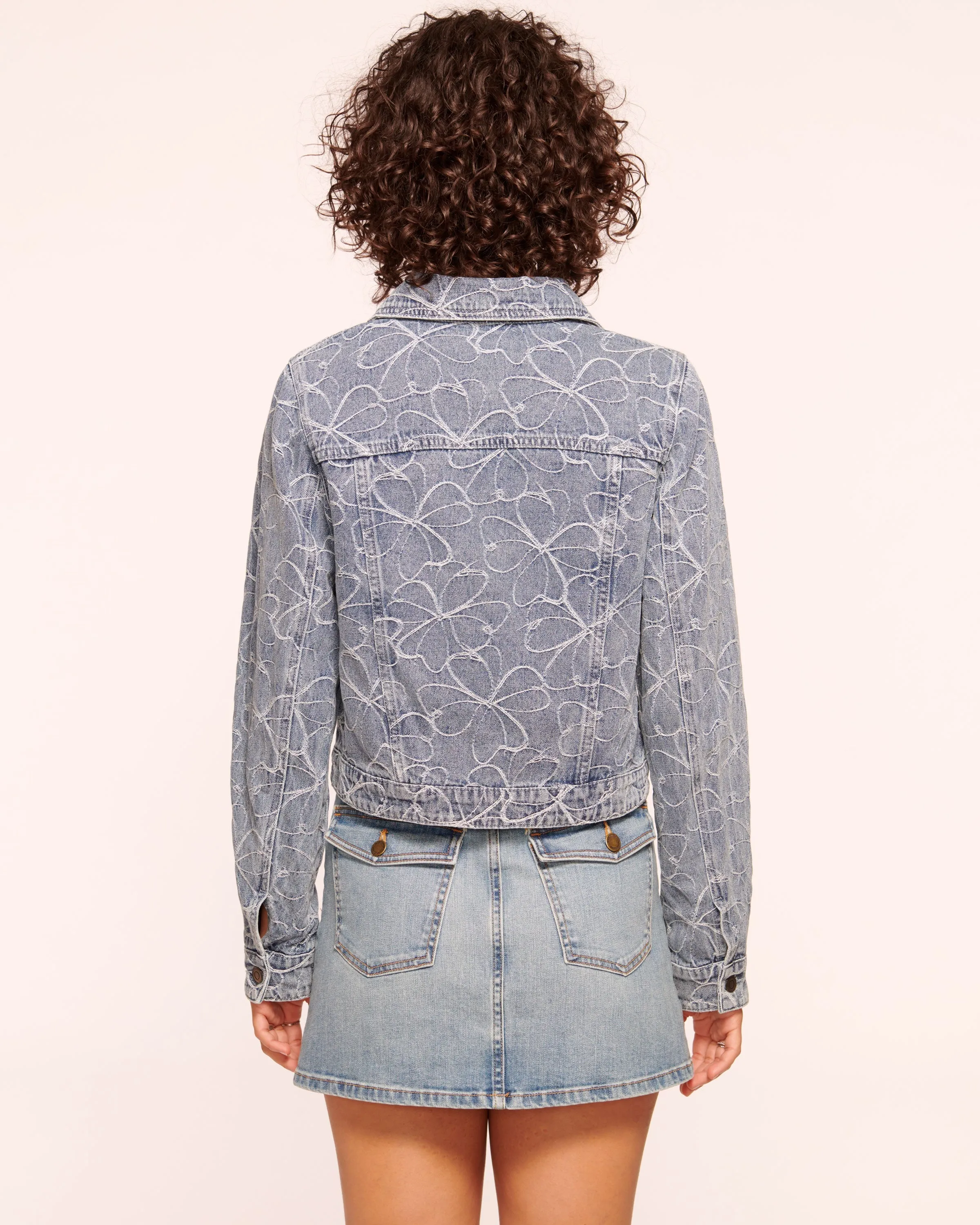 Hoff Embroidered Jean Jacket