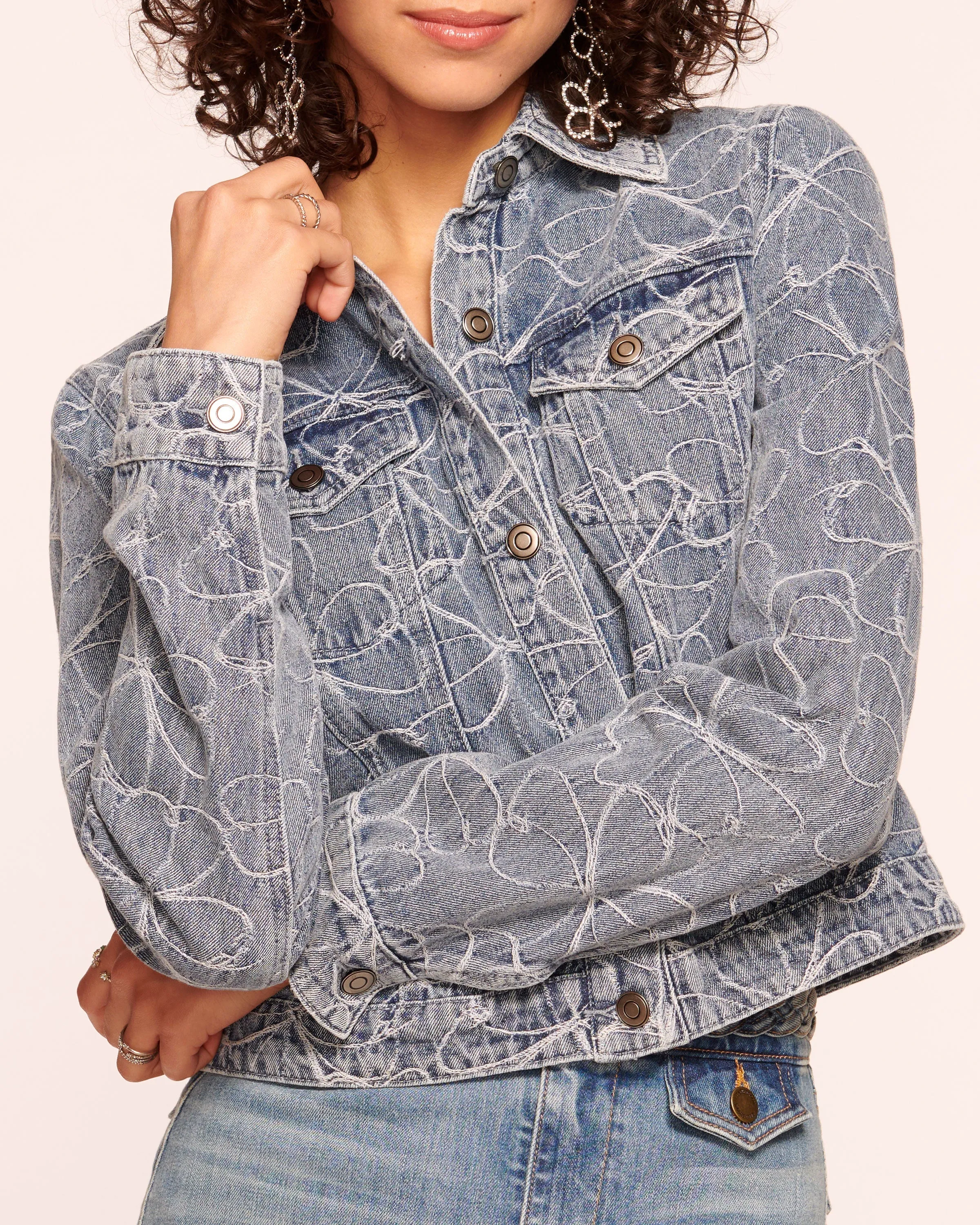 Hoff Embroidered Jean Jacket