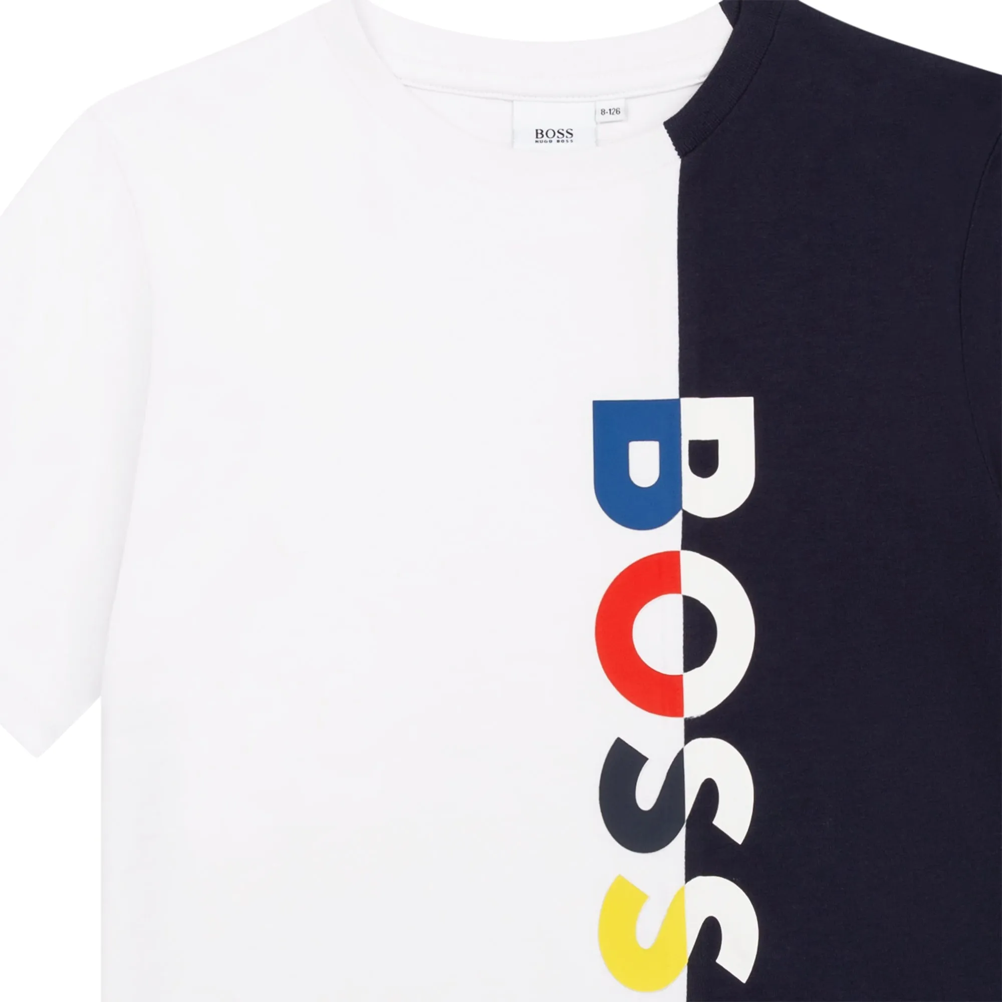 Hugo Boss Boys T-Shirt Split_ White J25N38-10B