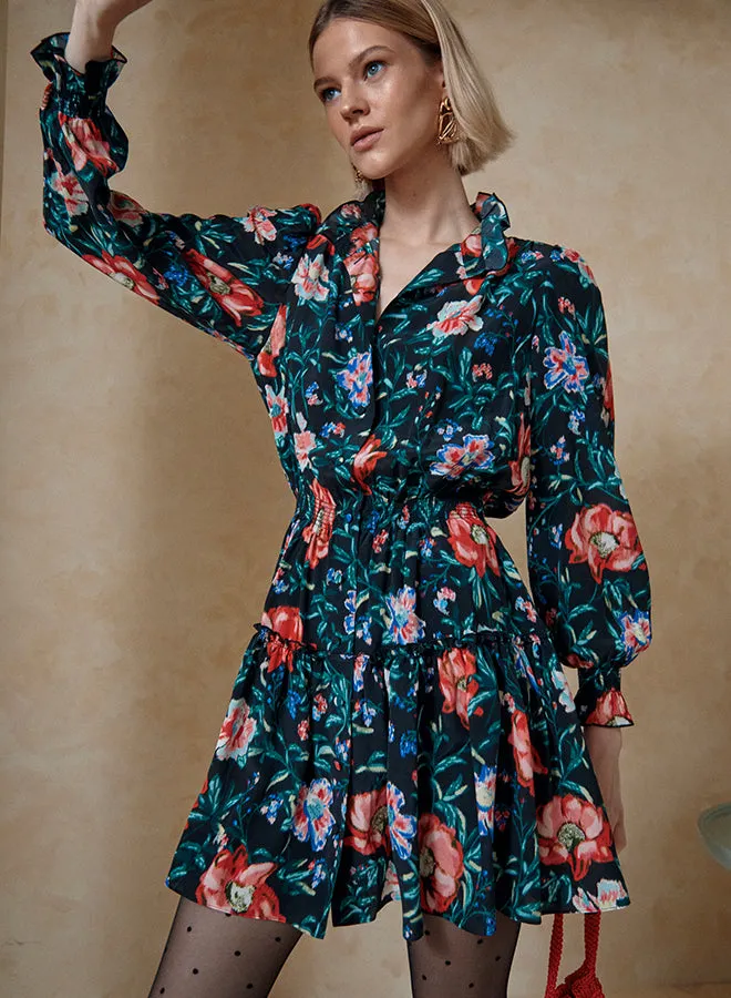 Hunter Bell Joplin Dress in Holiday Floral