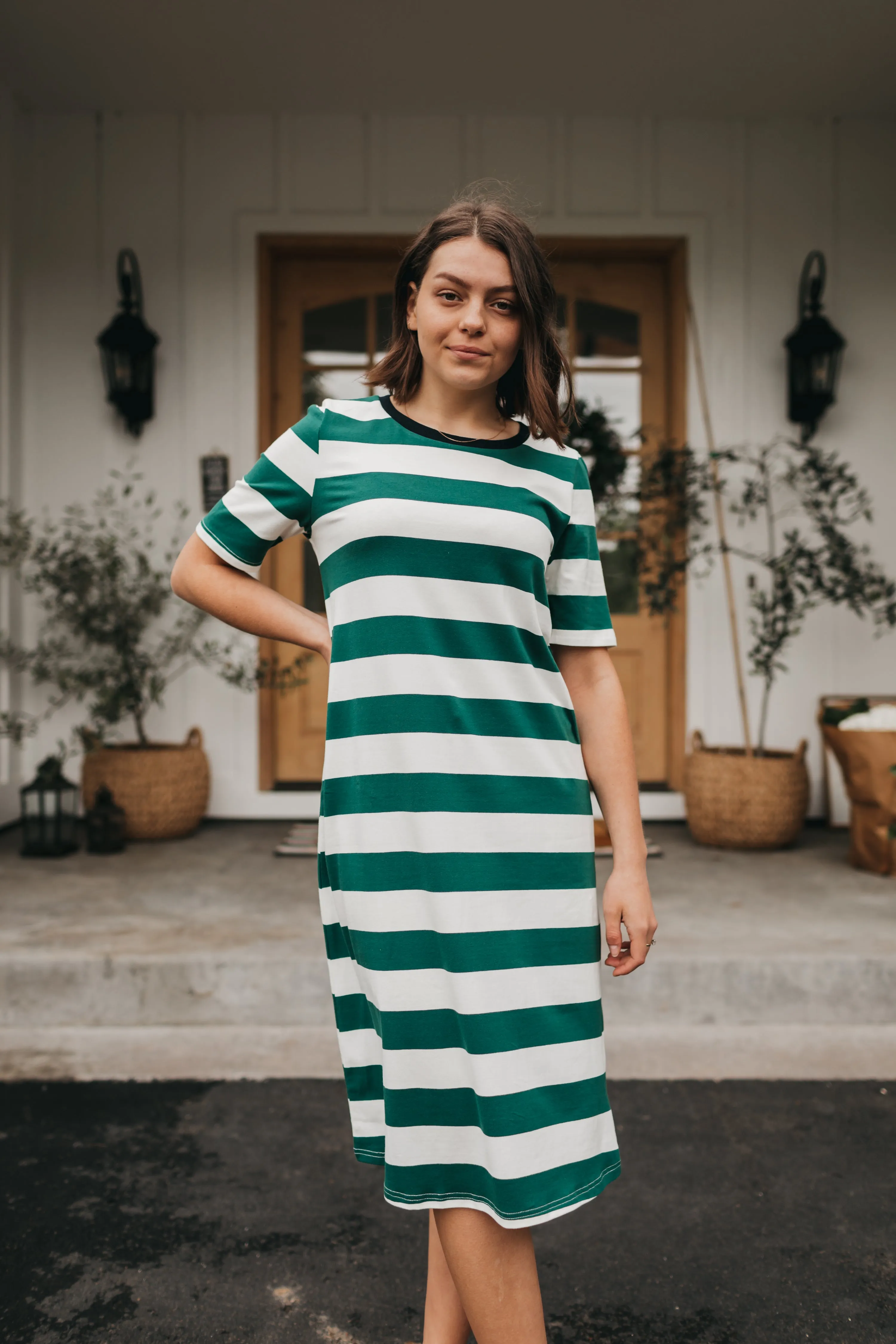 Jada Stripped T-Shirt Dress