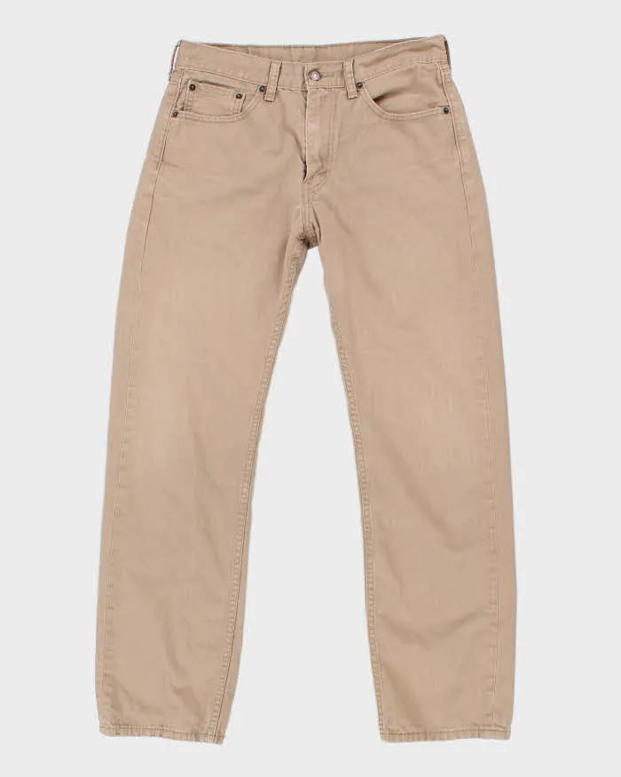 Levi's 505 White Tab Brown Trousers - W32 L32