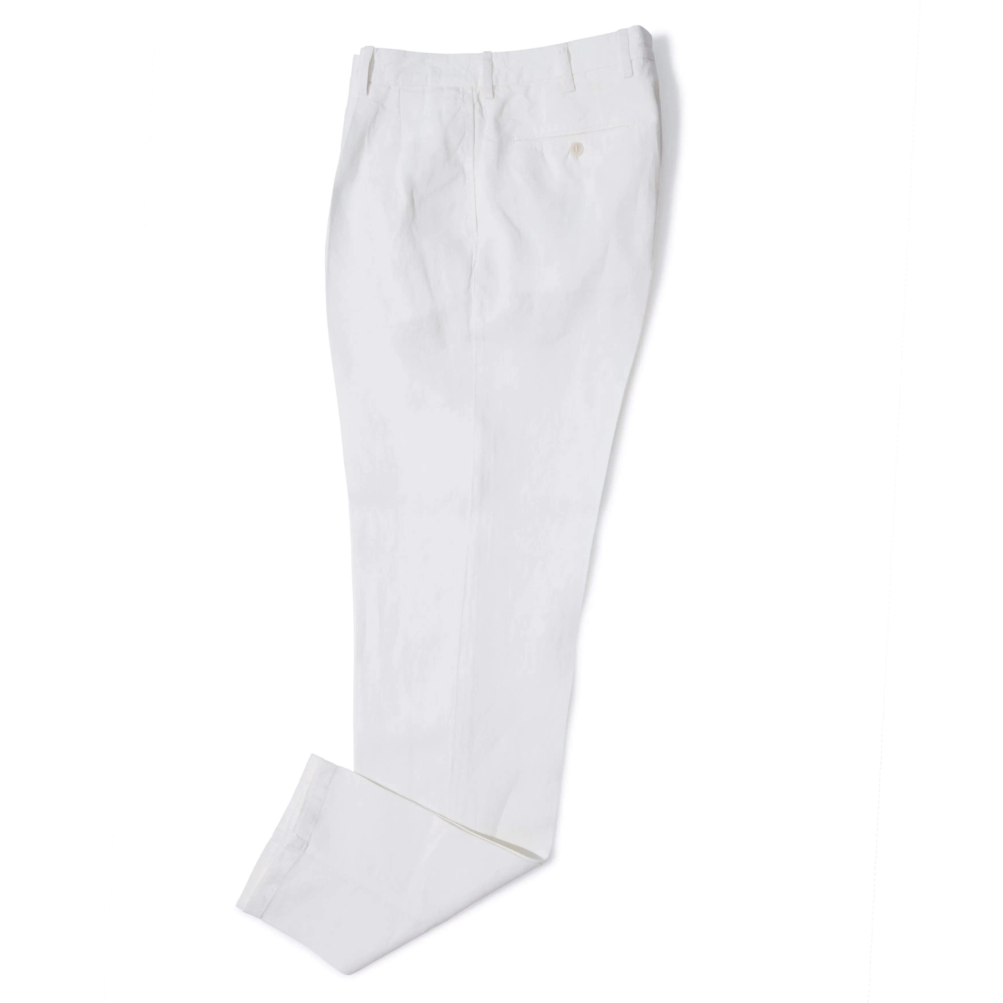 Linen Double-Pleated Trousers