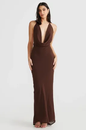 Lopez Dress - Brown