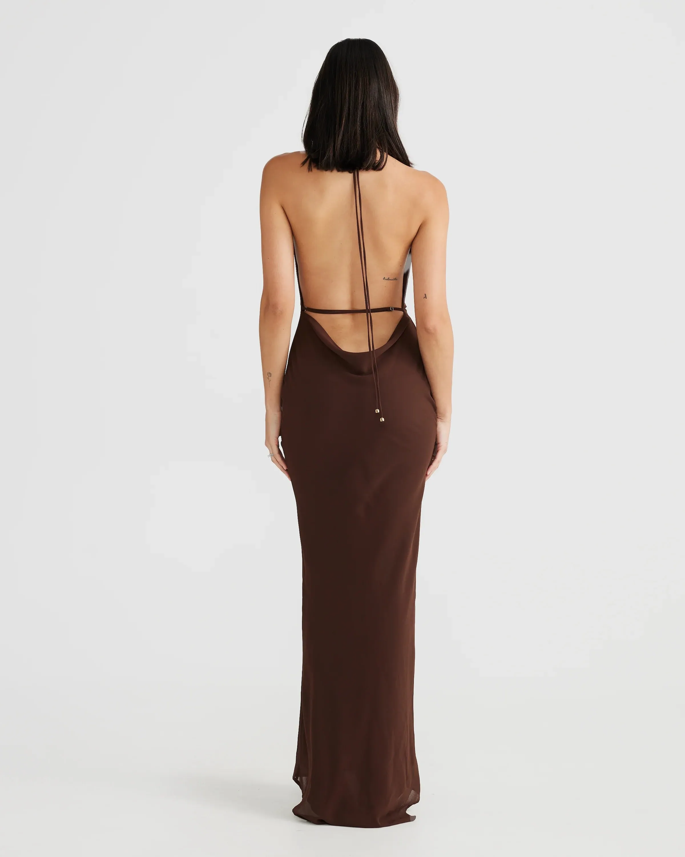 Lopez Dress - Brown