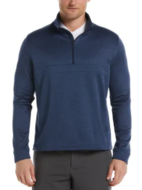 Mens Waffle 1/4 Zip Golf Pullover