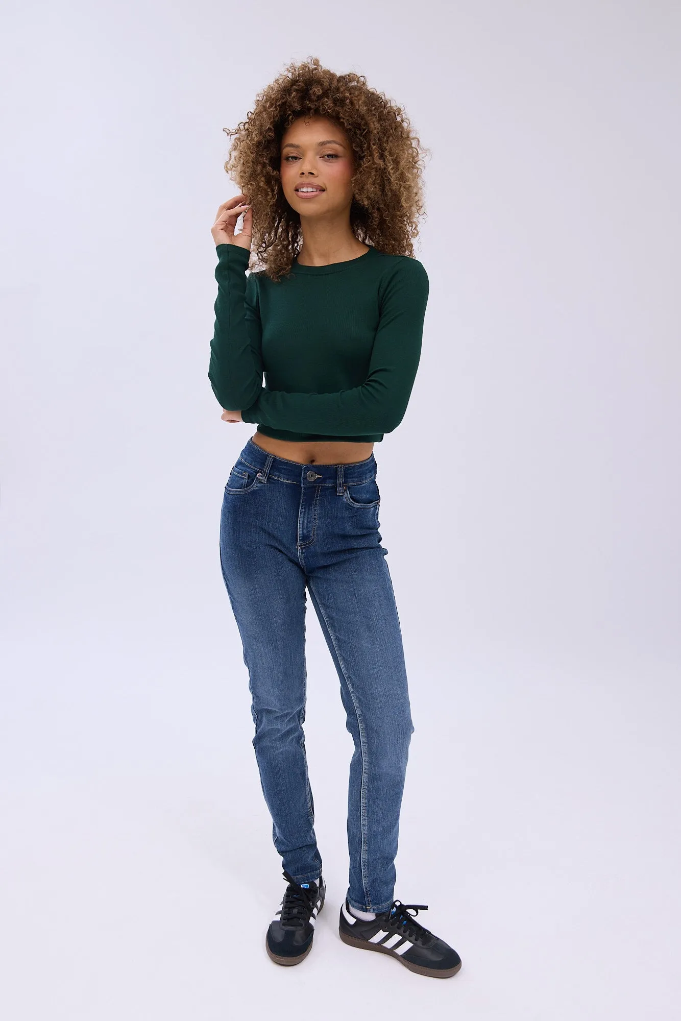 Mid Rise Skinny Jean