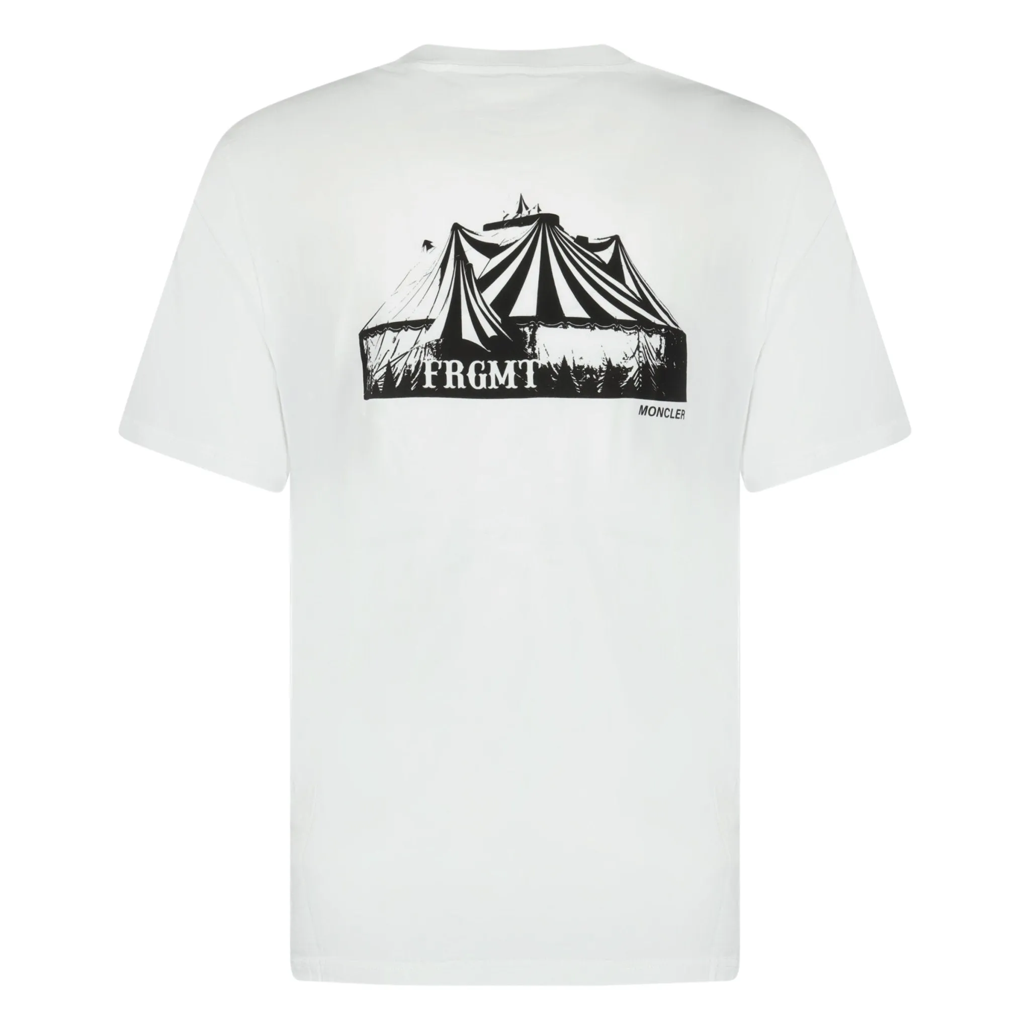 MONCLER WRITING LOGO T-SHIRT WHITE