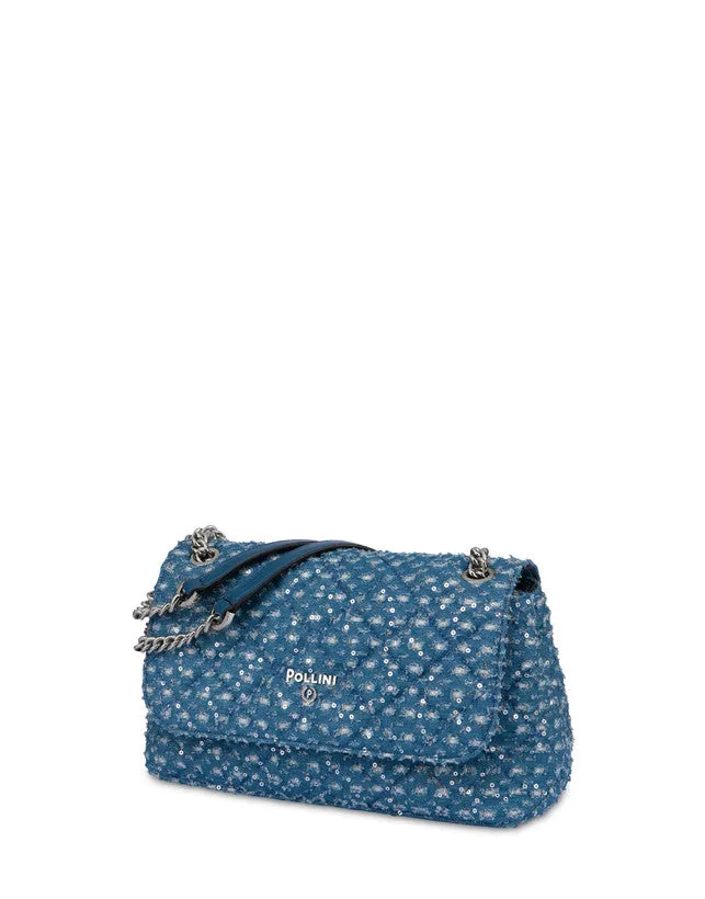 Pollini borsa donna denim Rif.888