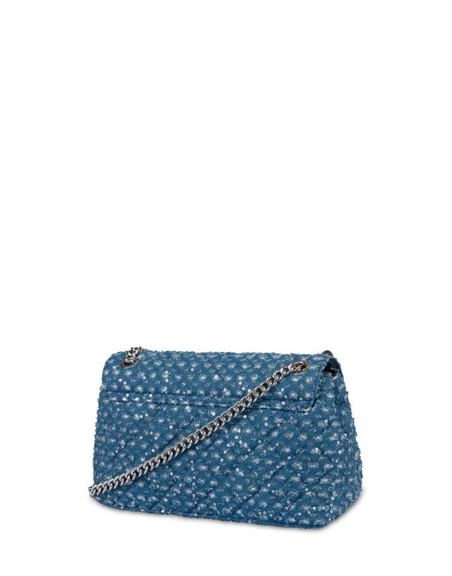 Pollini borsa donna denim Rif.888