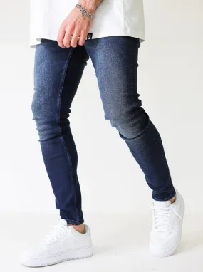 Premium Basic 4X Stretch Dark Blue Jeans