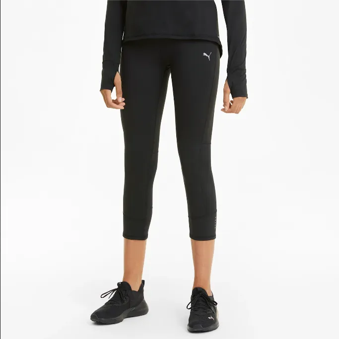 Puma Favorite Reg Rise 3/4 Tight women's technical running pant 520190 01 black