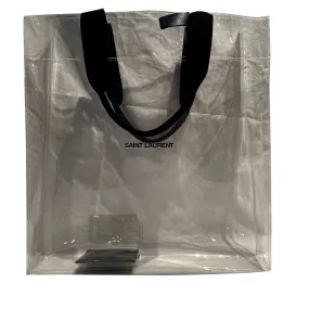 Saint Laurent Brand New £420 Clear Plastic Tote Bag