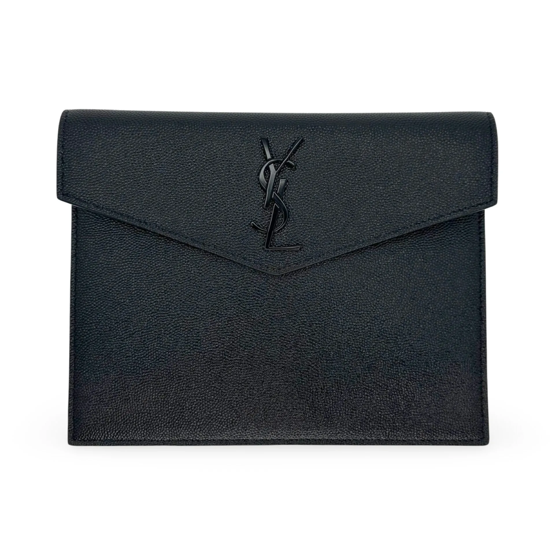 SAINT LAURENT: Grain de Poudre Uptown Baby Pouch