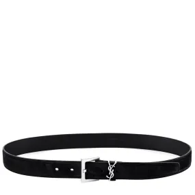 SAINT LAURENT MONOGROM BUCKLE BELT