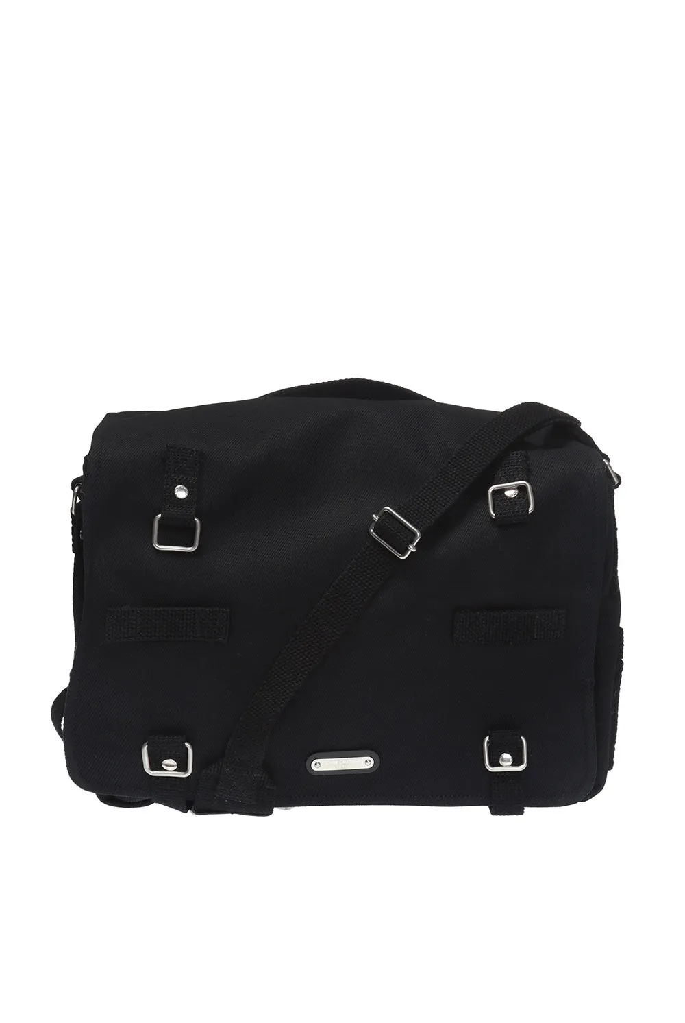 Saint Laurent Sac Army Black Canvas Messenger Bag