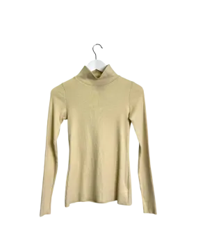 Size 8 - Lois Hazel Cream Rib Mock Neck Top