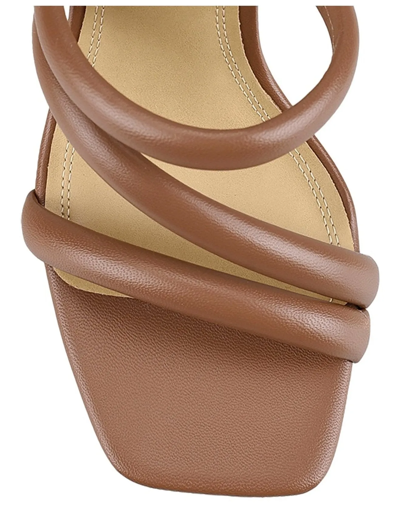 Spence Heeled Sandals - Cinnamon Leather