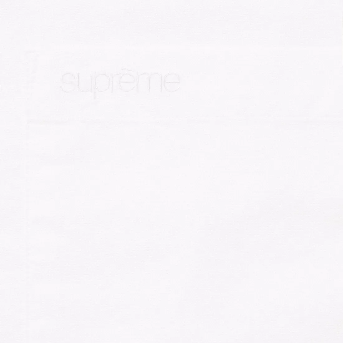 SUPREME LOOSE FIT OXFORD SHIRT-WHITE