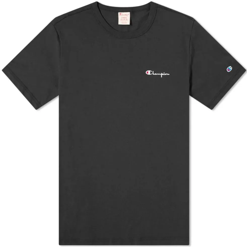 T-Shirt With Script Chest Logo 211985