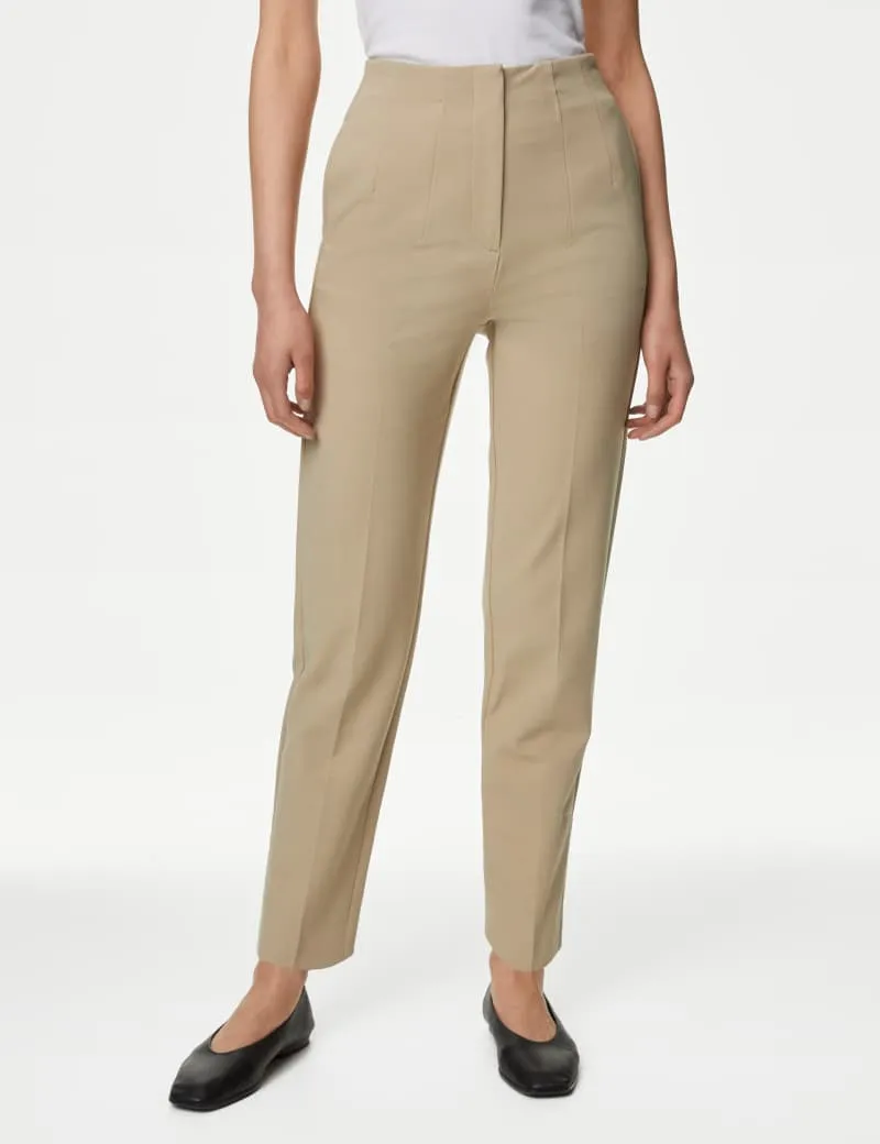 Tapered Ankle Grazer Trousers