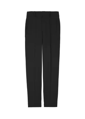 Tapered waffle trousers