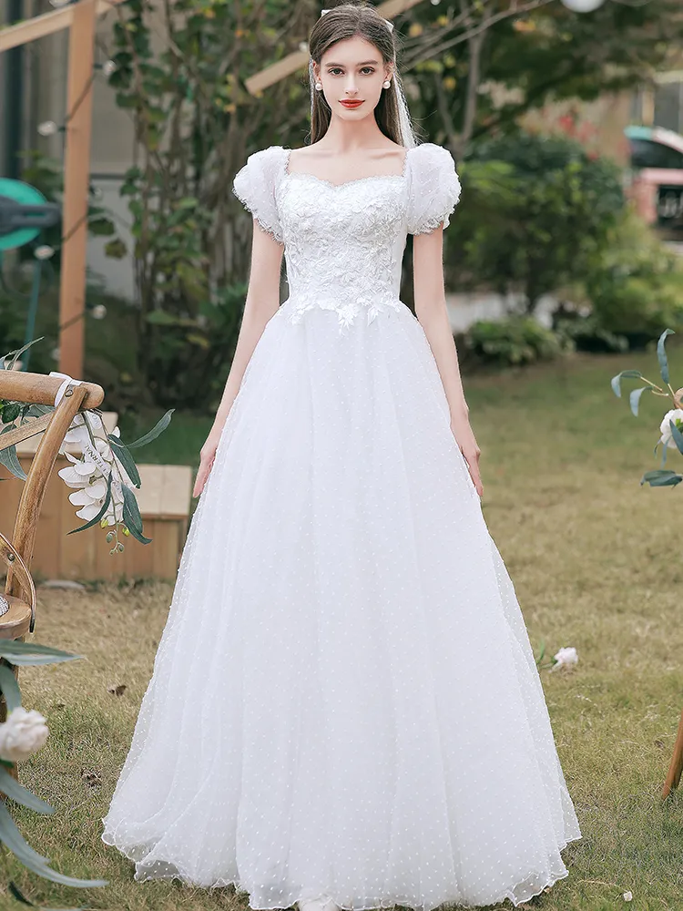 The Kandis Wedding Bridal Off Shoulder Gown