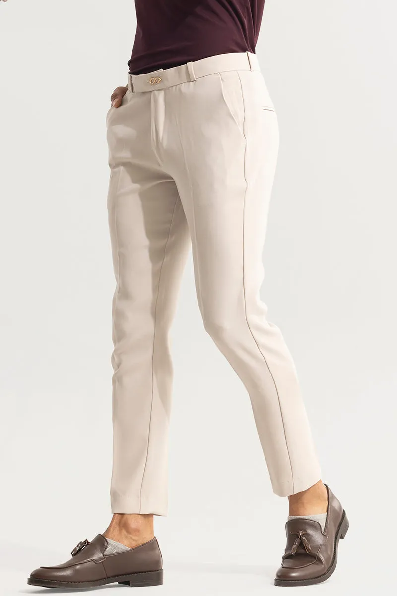 Tuxedo Attire Cream Trouser