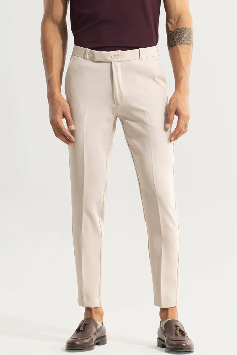 Tuxedo Attire Cream Trouser