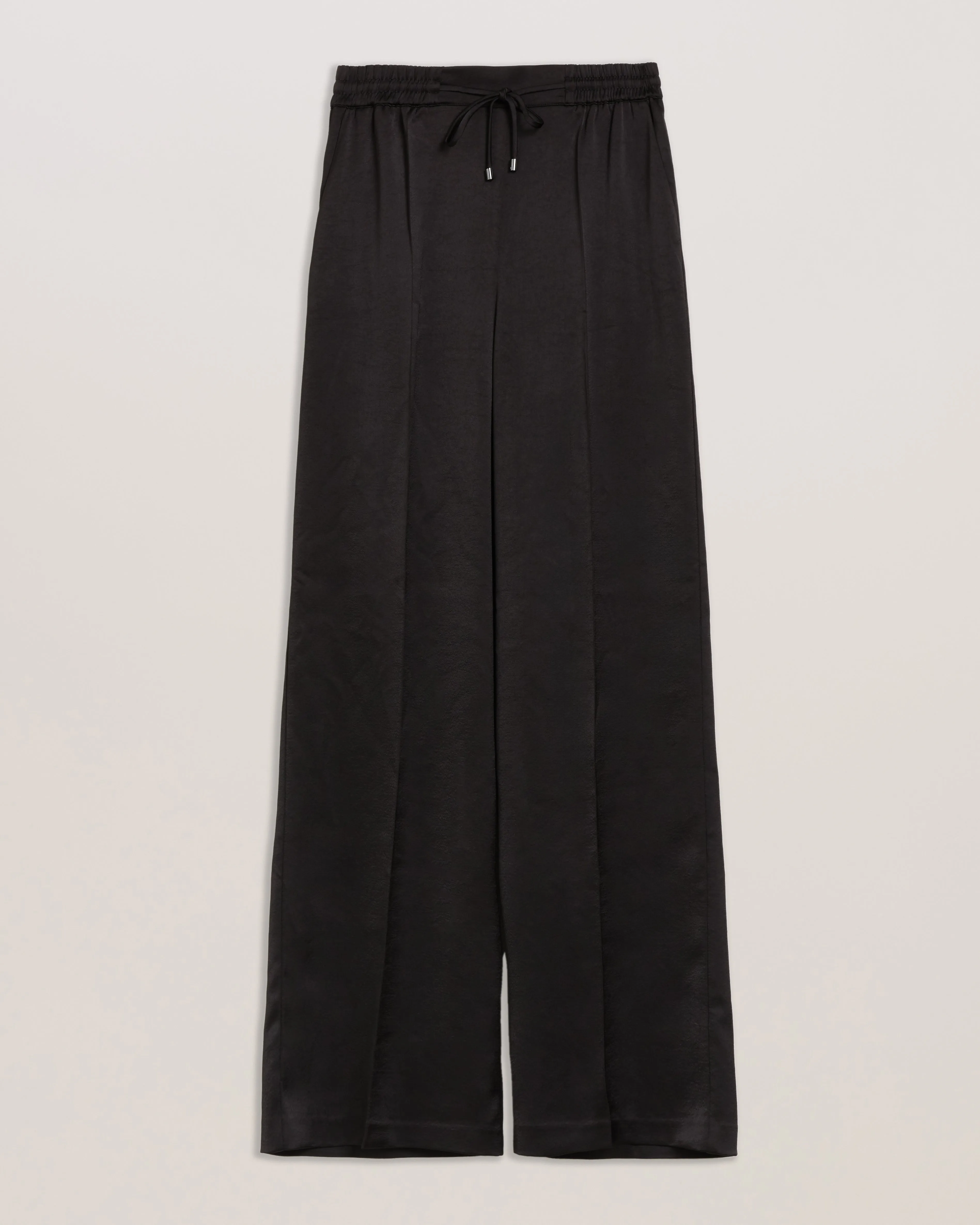 Umaibo Satin Wide Leg Jogger Black