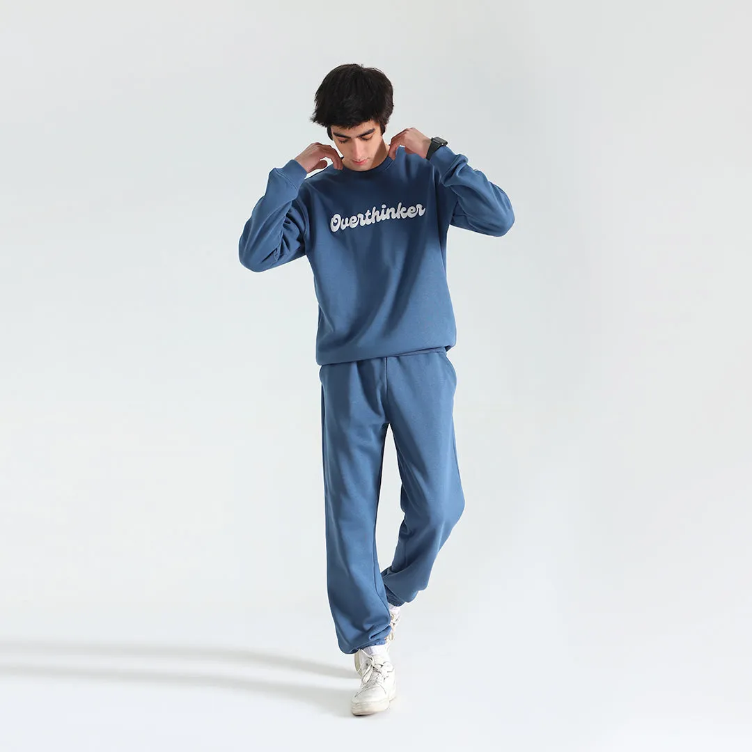 Yale Blue Blank Fleece Joggers